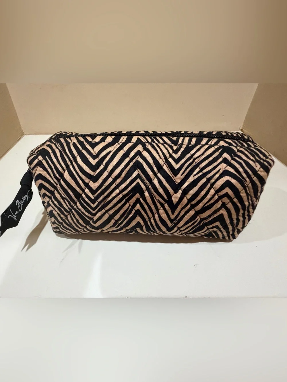 Vera Bradley Animal Print Makeup Brush/Cosmetic Pouch